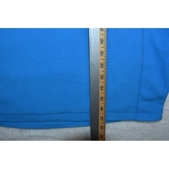 The North Face Classic Men's Sweatshirt Size L Blue Pullover Half Zip Fleece - Picture 12 of 12